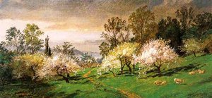 Flowering Trees — Jasper Francis Cropsey