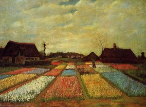 Bulb Fields — Vincent Willem Van Gogh, Post-impressionism