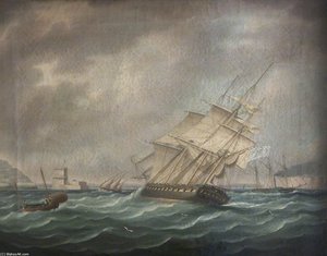 A Frigate — Thomas Buttersworth