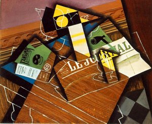 Fantomas (pipe And Newspaper) - - — Juan Gris