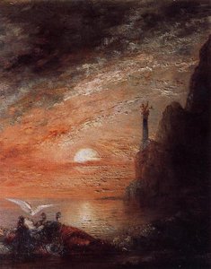 The Death Of Sappho — Gustave Moreau