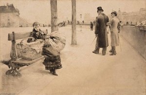 Laundress — Pascal-adolphe-jean Dagnan-bouveret