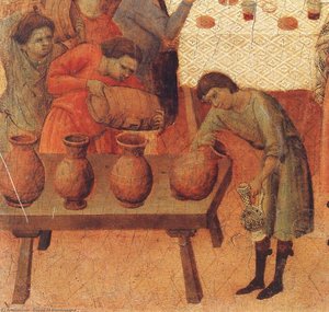Die Darstellung Mit Den Ärzten (detail) — Duccio Di Buoninsegna
