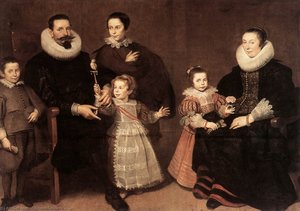 Family Portrait — Cornelis De Vos, Flemish Baroque