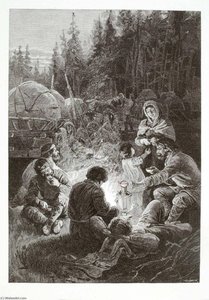 Bivouac Of A Party Of Teamsters (oboz Drivers) — Henry Wolf