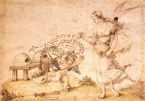 Cupid The Honey Thief — Albrecht Dürer, Northern Renaissance
