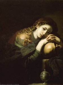 The Penitent Magdalen — Jusepe De Ribera