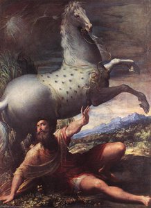 The Conversion Of St Paul — Parmigianino, Mannerism