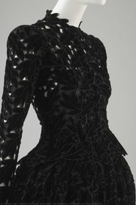 Evening Dress\n\ndetail Of Front Of Evening Dress — Cristóbal Balenciaga Eizaguirre, Contemporary Realism