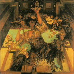 'sinnbild Des Fröhlichen Lebensgenusses' 1 — Hans Makart, Academicism