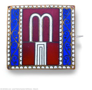 Brooch — Josef Hoffmann