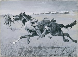 A Peril Of The Plains — Frederic Remington, Realism