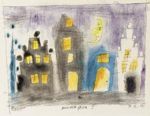 Lighted Houses Ii — Lyonel Feininger