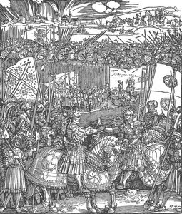 Triumphal Arch (detail) (11) — Albrecht Dürer