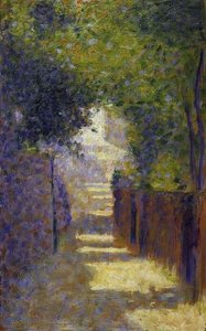 Die Rue St Vincent, Paris Im Frühling — Georges Pierre Seurat