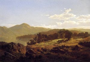 Lake George, Opposite Caldwell — William Trost Richards