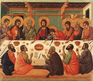 Last Supper — Duccio Di Buoninsegna, Sienese School