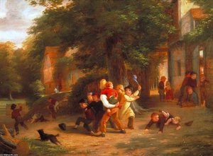 The Playground — Thomas George Webster