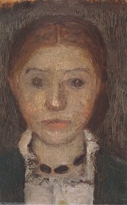 Self-portrait With Necklace — Paula Modersohn-becker