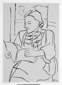 Portrait Of Nadia — Fernand Léger