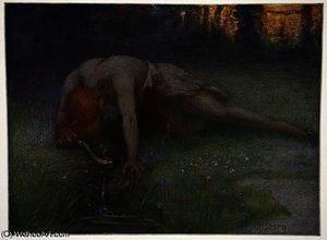The Death Of Siegfried — Hermann Hendrich