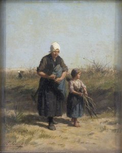 Returning From Labour — Philip Lodewijk Jacob Frederik Sadée