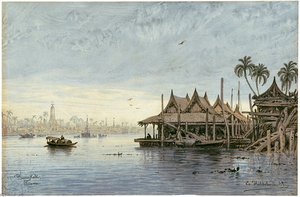 Blick Auf Bangkok — Eduard Hildebrandt