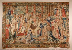 Atalanta And Meleager Present The Head Of The Caledonian Boar At The Temple Of Artemis — M. Maurice Stora