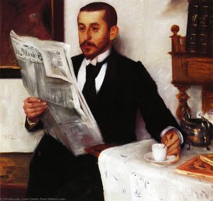 Portrait Of The Painter Benno Becker — Lovis Corinth