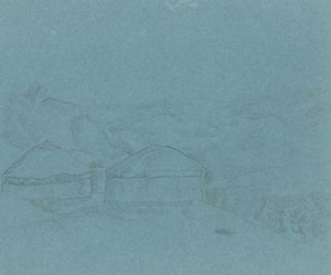 Sketch Of Yurts — Nicholas Roerich, Contemporary Realism