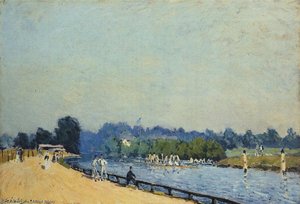 Road From Hampton Court — Alfred Sisley