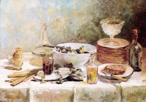 Still Life With Salad Bowl — Jean-édouard Vuillard