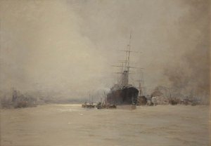 The River Mersey — John Miller Nicholson