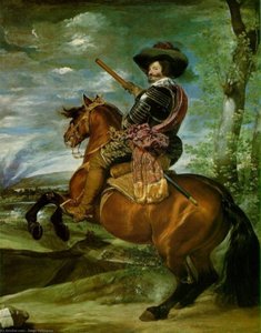 The Count-duke Of Olivares On Horseback Prad — Diego Velázquez, Baroque