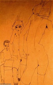 Untitled (4206) — Egon Schiele, Expressionist Distortion
