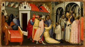 Saint Hugh Of Lincoln Exorcises A Man Possessed By The Devil — Gherardo Di Jacopo Starnina