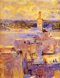 View Of Meknes, Morocco — Theo Van Rysselberghe, Post-impressionism
