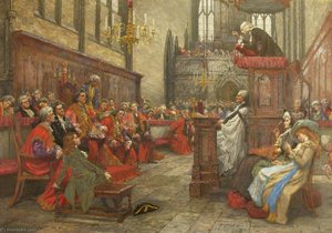 John Wesley Preaching before the Mayor and Corporation of Bristol, 1788