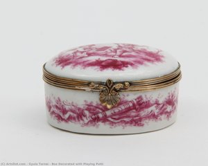 Box Decorated With Playing Putti — Gyula Tornai