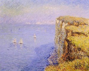 Cliffs By The Sea — Gustave Loiseau, Impressionism