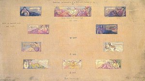 Sketches For The Decoration Of A Private Library A — Kenyon Cox