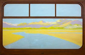 View From A Railway Carriage Snowdonia From The Cob — Anna Todd