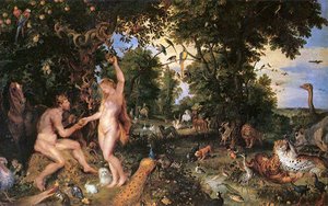 Adam And Eve In Worthy Paradise — Peter Paul Rubens