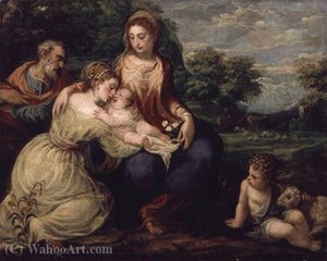 Holy Family with St Catherine