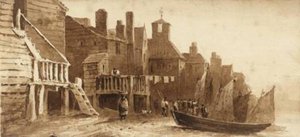 Buildings On The Banks Of The Thames — David Cox