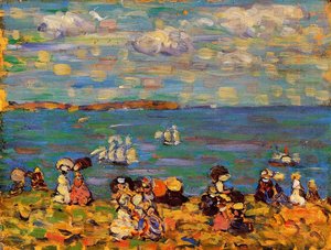 St. Malo (also Known As Sketch, St. Malo) — Maurice Brazil Prendergast, Post-impressionist