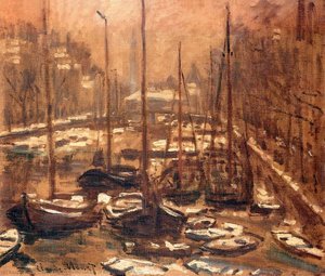 Geldersekade De Ámsterdam Invierno — Claude Monet
