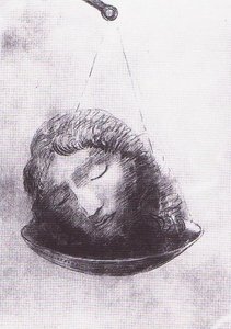 In The Balance — Odilon Redon