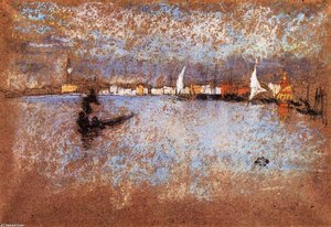 The Guidecca - Winter: Grey And Blue — James Abbott Mcneill Whistler