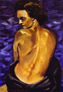 Nude From Back On A Background Of The Sea (nu De Dos. Fond Mer) — Francis Picabia